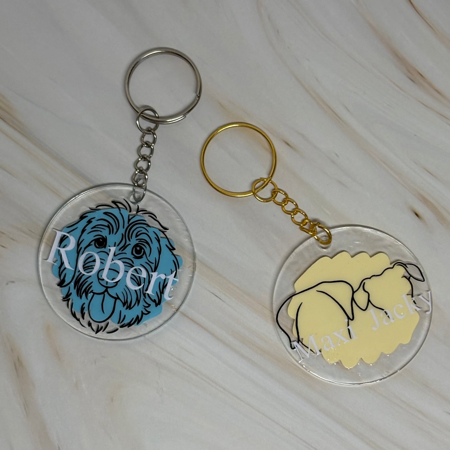 Personalisierter Haustier Schlüsselanhänger