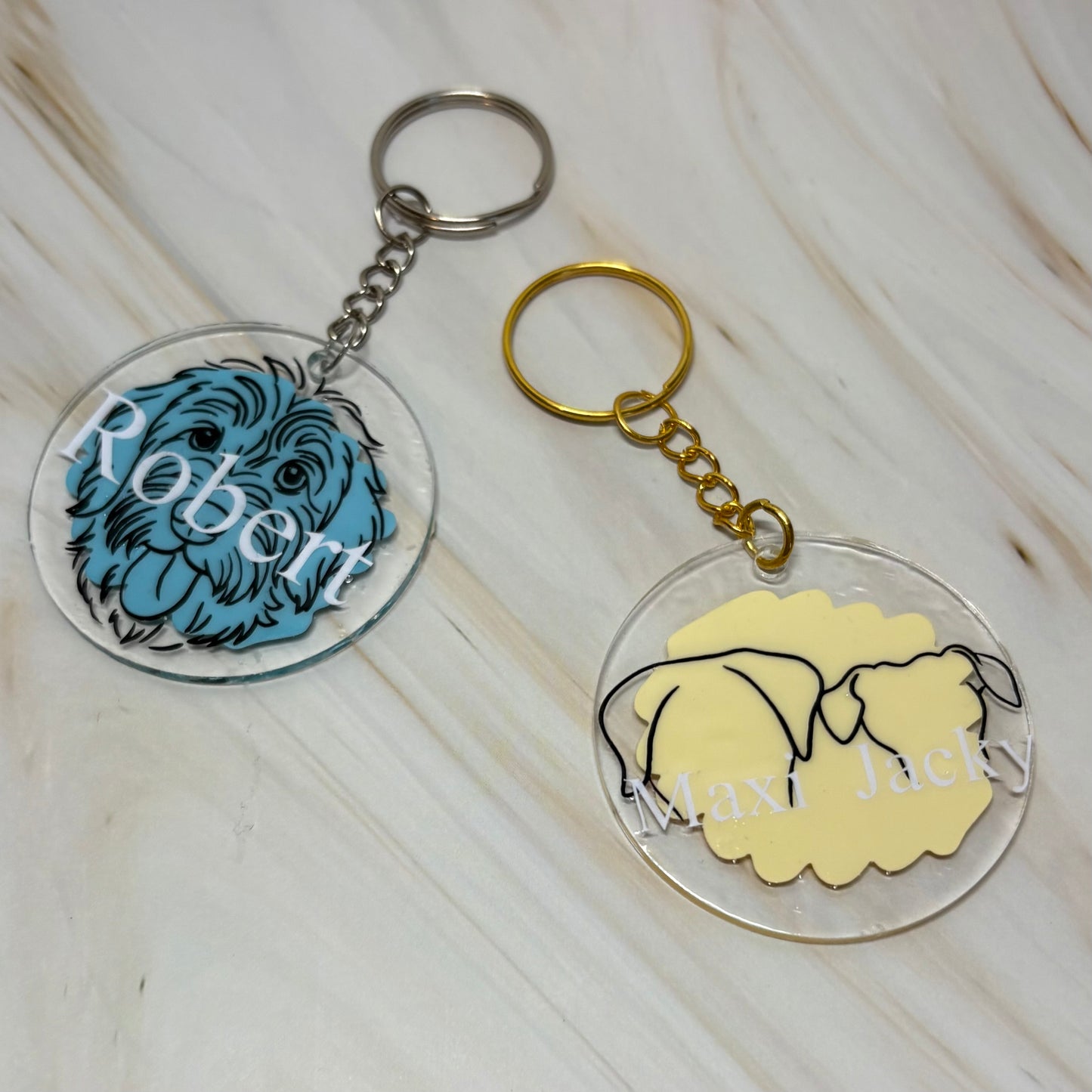 Personalisierter Haustier Schlüsselanhänger