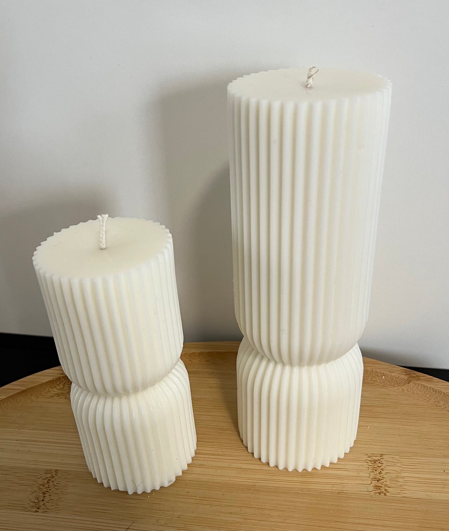 Skandinavische Rillenkerze