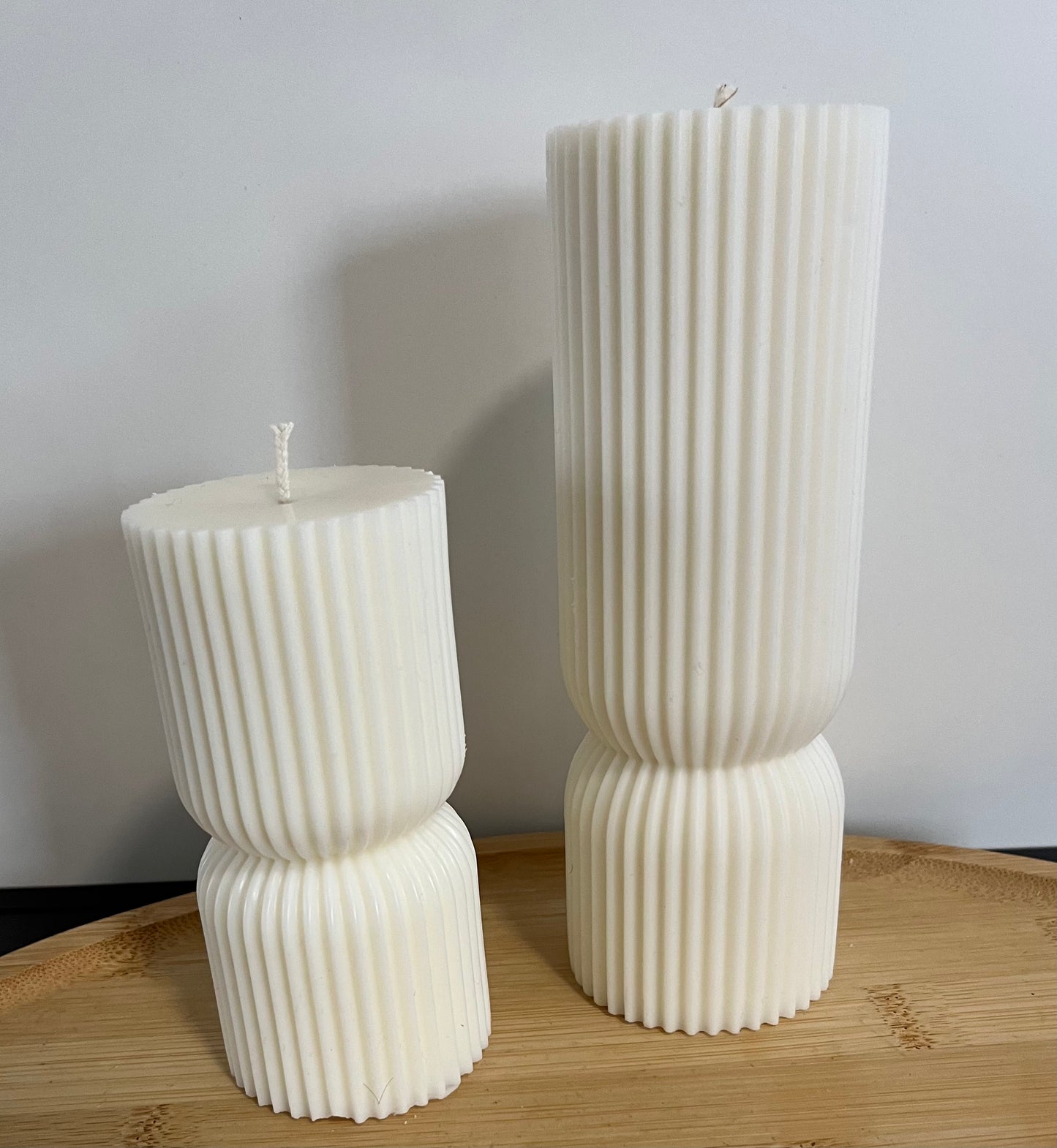 Skandinavische Rillenkerze
