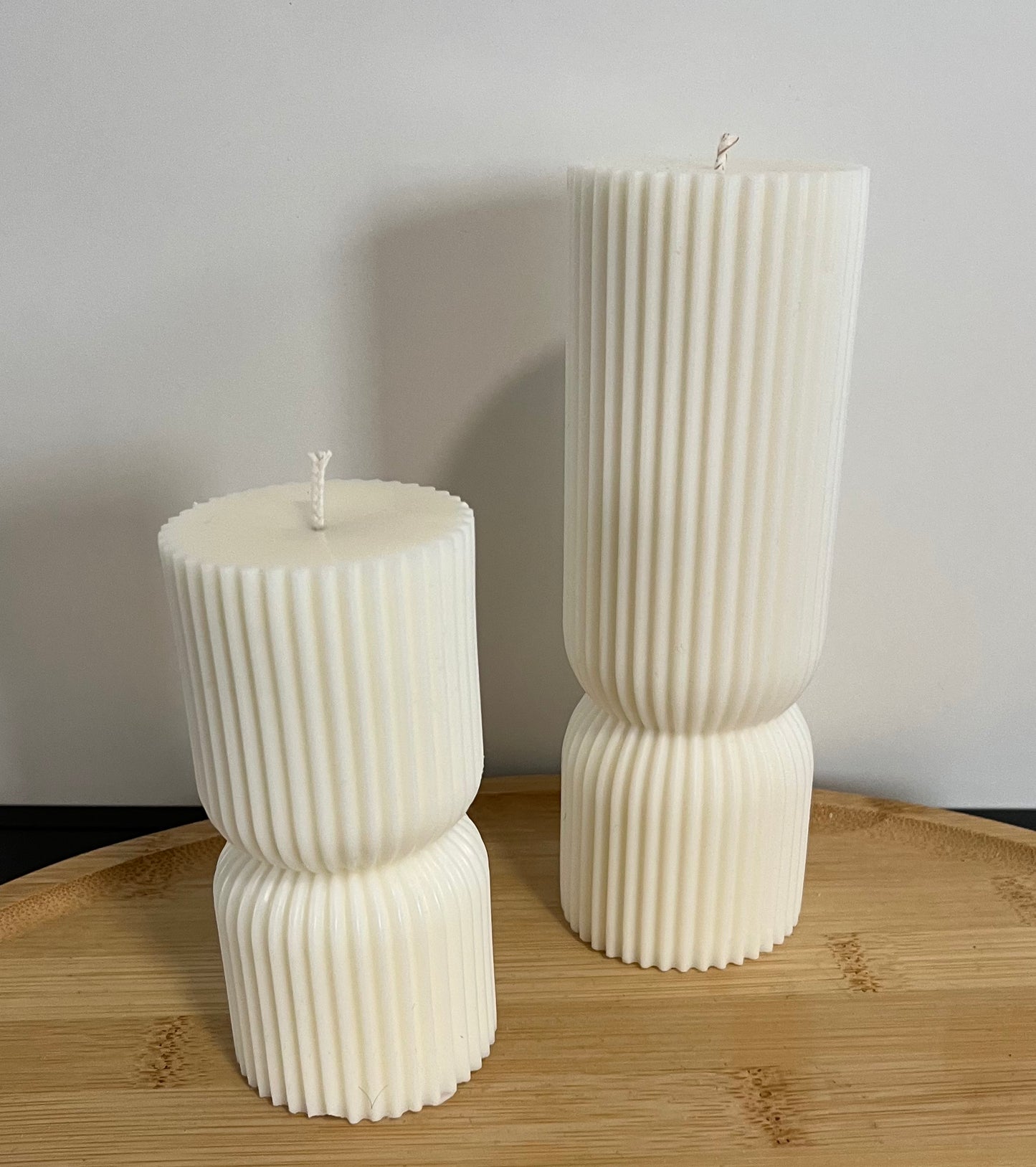 Skandinavische Rillenkerze